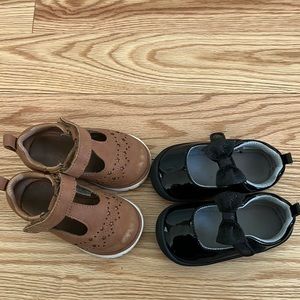 Size 5 lot of baby girl Stride Rite shoes.